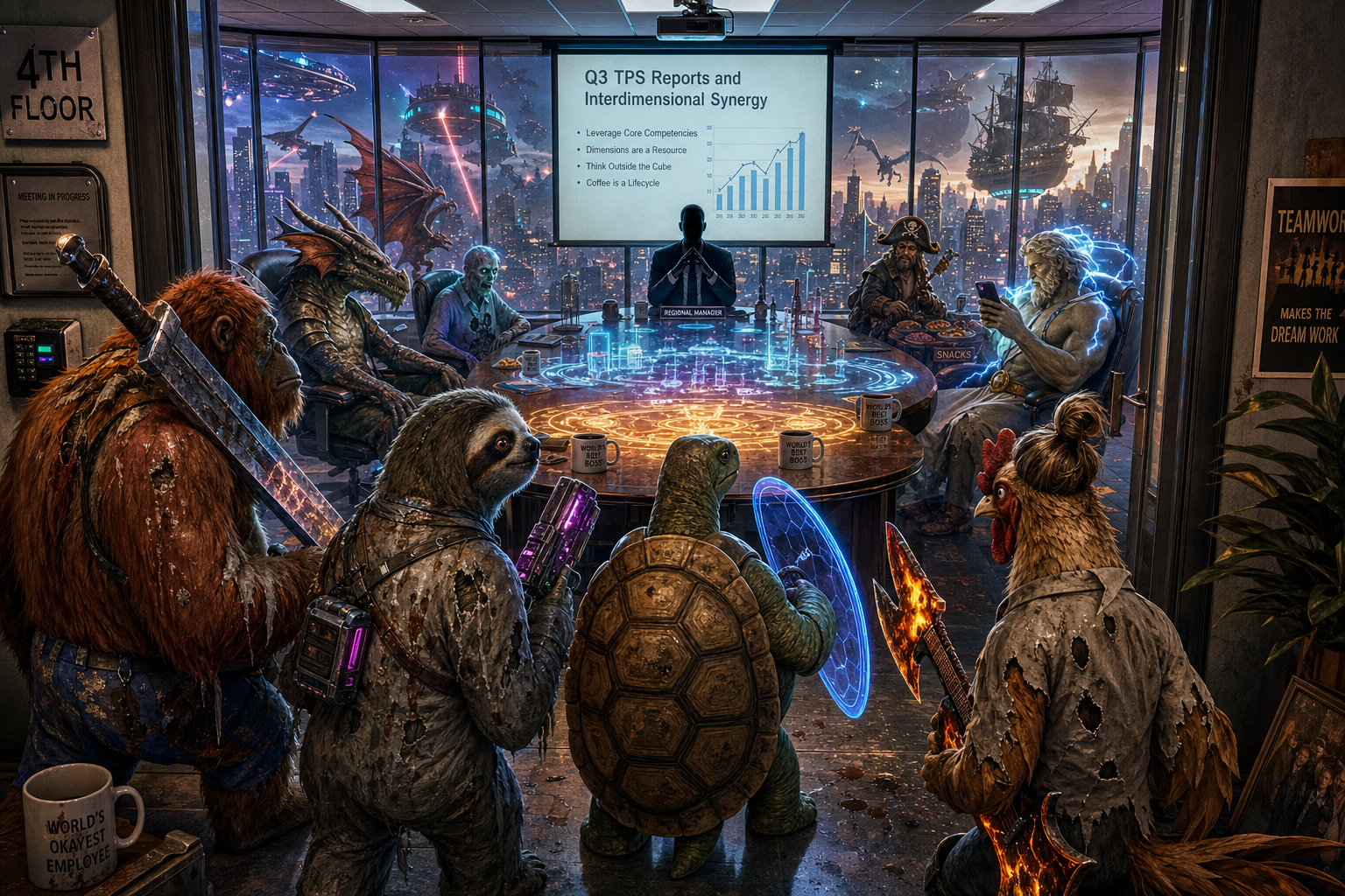 The All-Hands Meeting From the Multiverse